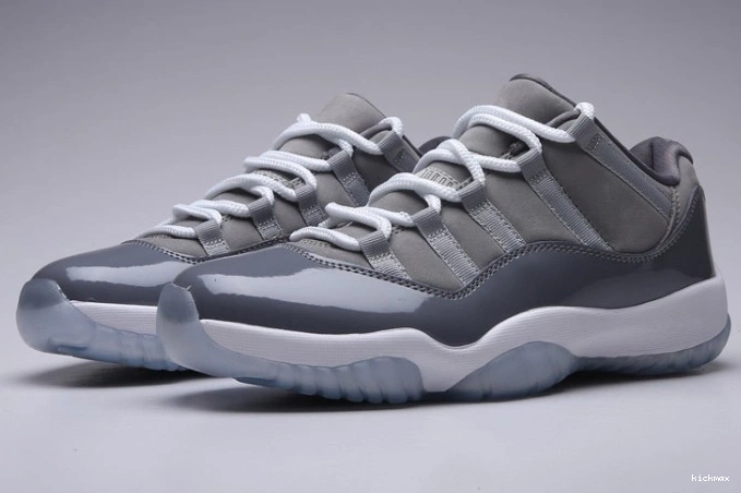 Rep MAX Low Air Grey Jordan 11 528895-003 Cool 0714